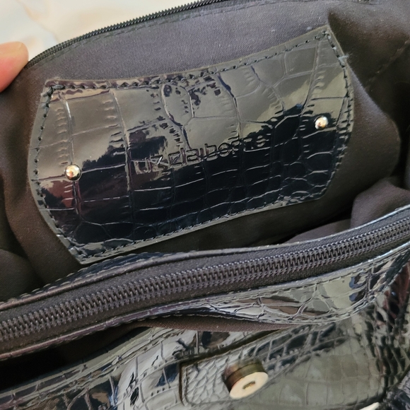 Liz Claiborne Navy Patent Leather - Picture 5 of 7